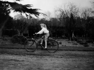 Girl on bike
